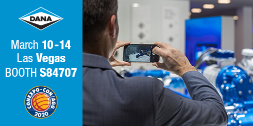 DanaInc_'s tweet photo. Learn about our lineup of drive and motion technologies for construction equipment in stand S84707 at @conexpoconagg, taking place March 10-14 in Las Vegas. #DanaInnovation #CONEXPOCONAGG2020 https://t.co/IV43UUATOZ