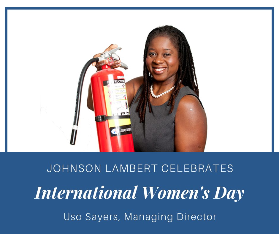 Johnson_Lambert's tweet photo. In celebration of #IWD2020 on 3/8, we’re featuring women in #JLLeadership. Today we’re featuring Uso: When she’s done putting out fires at work, Uso is usually traveling, attending sporting events, or spending time with family and friends. #EachforEqual https://t.co/iXQxyAHhPY https://t.co/VdPqWZUaNG