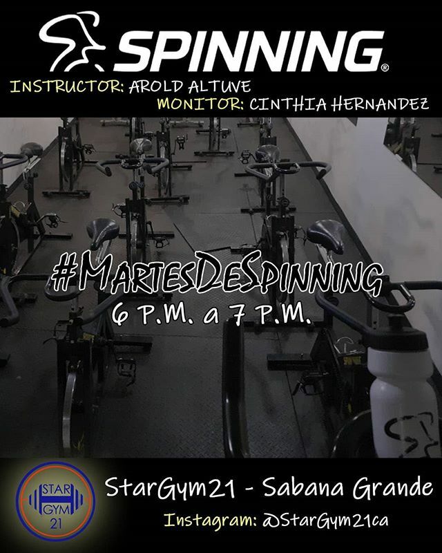 AroldSinH's tweet photo. 🔥🚴🏻‍♂MARTES DE SPINNING🚴🏽‍♂🔥Preparados para mañana martes, donde vamos a simular una ruta llena de retos que pondrán a prueba nuestra resistencia, serán 45 min cargados de mucha energia. No olvides llevar hidratación y una toalla
¿Preparado para hace… https://t.co/iX6VTXkUVX https://t.co/PfEnxJOtYJ