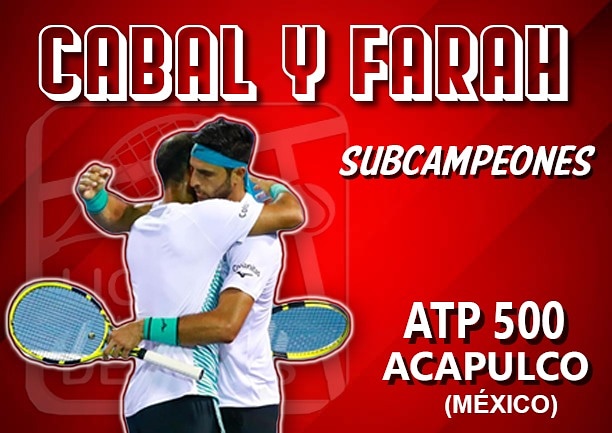 Subcampeones <a href="/juanscabal/">Juan Sebastian Cabal</a>  y <a href="/robertfarah/">Robert Farah</a>  en ATP 500 ACAPULCO MÉXICO
Felicitaciones!!