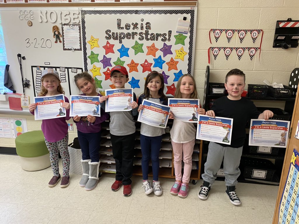 What a great group of Lexia Superstars! 🌟👏🌟