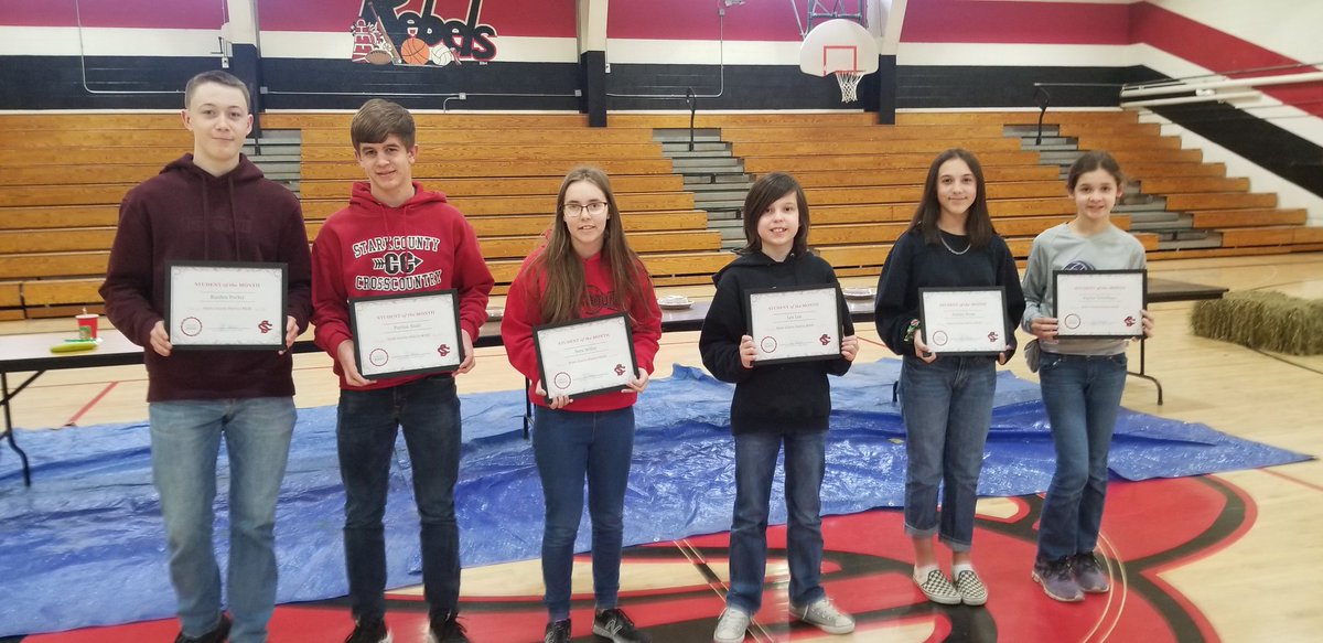 stark_high's tweet photo. Students of the Month
12th - Belinda K
11th - Raiden P
10th - Payton S
9th - Sara M
8th - Lex L
7th - Paisley P
6th - Paytin T
Student of the Quarter - Emily D
#rollsc
#sclearns https://t.co/01IGZFtLHr
