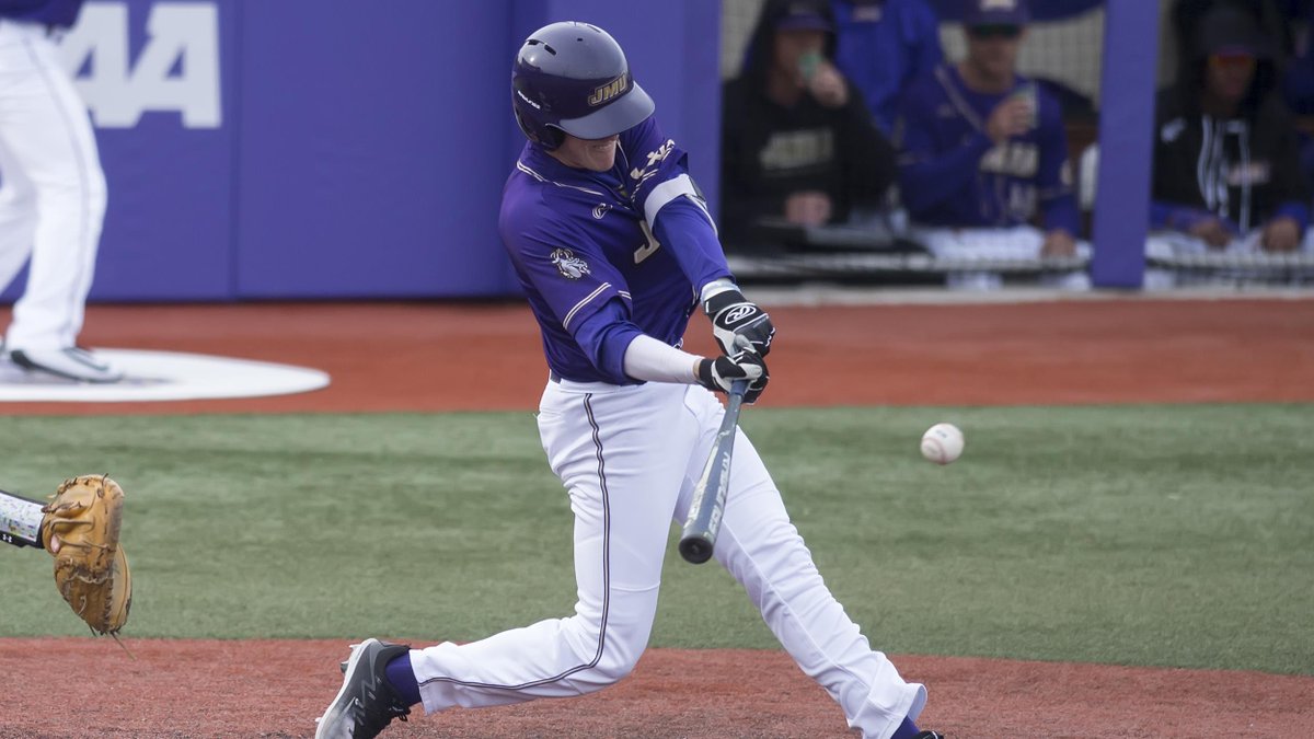 STARSBASEBALLVA's tweet photo. JMU bats came alive in game 2, as the Dukes bounced back from a game 1 loss to split the DH with Rider on Sunday at Eagle Field. Stars Alum Michael Morgan @PVI_Baseball went 6-for-7, with 4RS, 2RBI, SB, double. @TheHartigan28 @PioneerBSB19 was 4-for-6, 3SB, 3RS, 2RBI, 2BB https://t.co/ZpkyxDDUyW