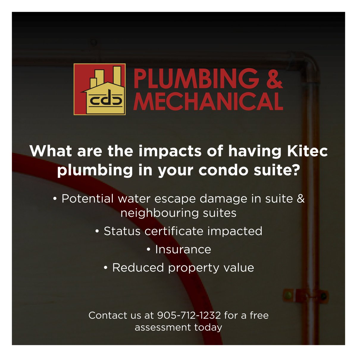 CDCPros's tweet photo. #kitec #kitecidentification #plumbing #condoplumbing #condoconstruction #waterescape #leaks https://t.co/okd6mYkn79