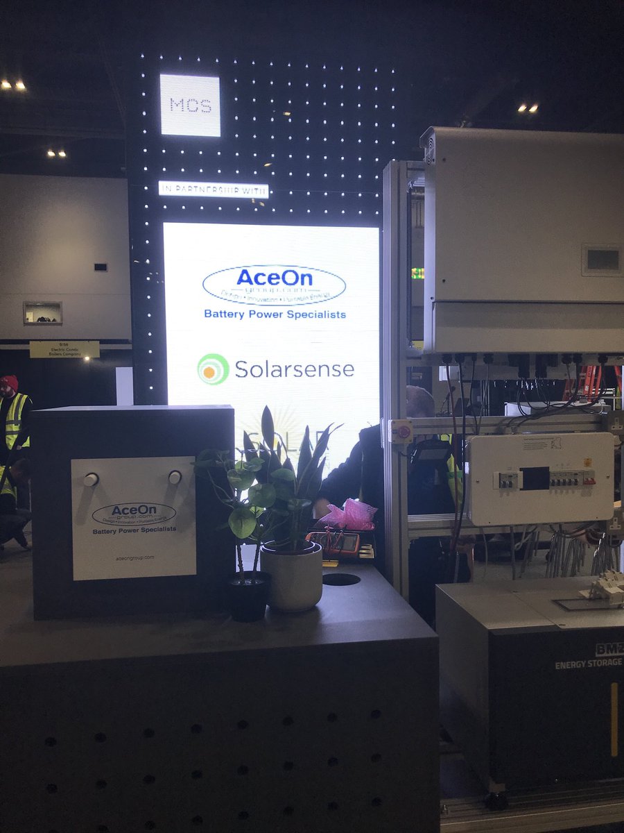 AceOn_Group's tweet photo. Just arrived from sunny #Shropshire for the UK’s biggest show @FuturebuildNow What a stand @McsCertified have put together for the #FutureInstaller to meet our net-zero goals @SWMtweet https://t.co/XKMwLPFGTT