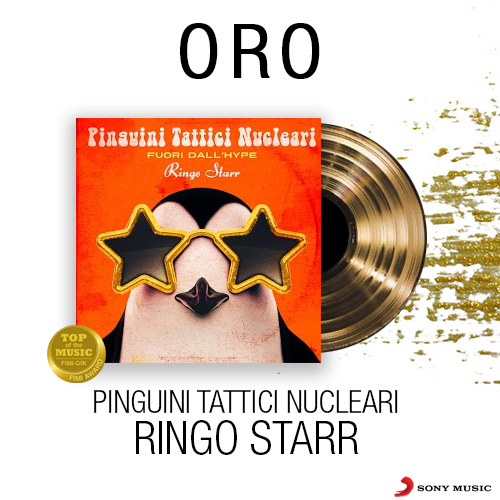 RcaStudiosItaly's tweet photo. "In un mondo di John e di Paul, io sono Ringo Starr" ⭐  
#RingoStarr dei @pinguinitattici, realizzata negli #RCARecordingStudios, è appena stata certificata disco d'oro da @FIMI_IT 🎉 https://t.co/YDnW908kQY