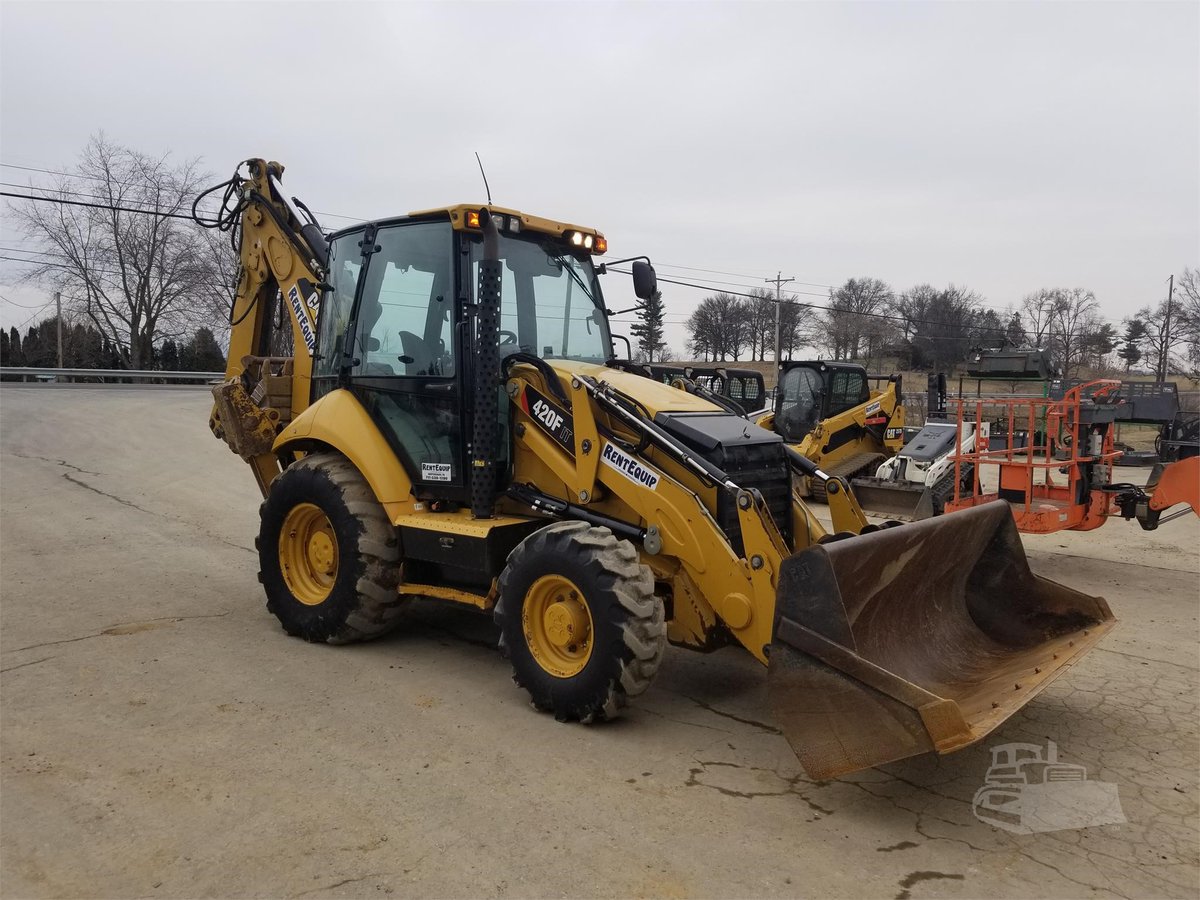machinerytrader's tweet photo. 2012 #CAT 420F IT Extend-a-hoe, Front quick attach bucket and forks included! Joy stick pattern changer! heat and AC, Loaded and ready to go!
#LoaderBackhoe #CATEquipment #MachineryTrader
https://t.co/vZHdon2R5w https://t.co/DhkWhmqKjg