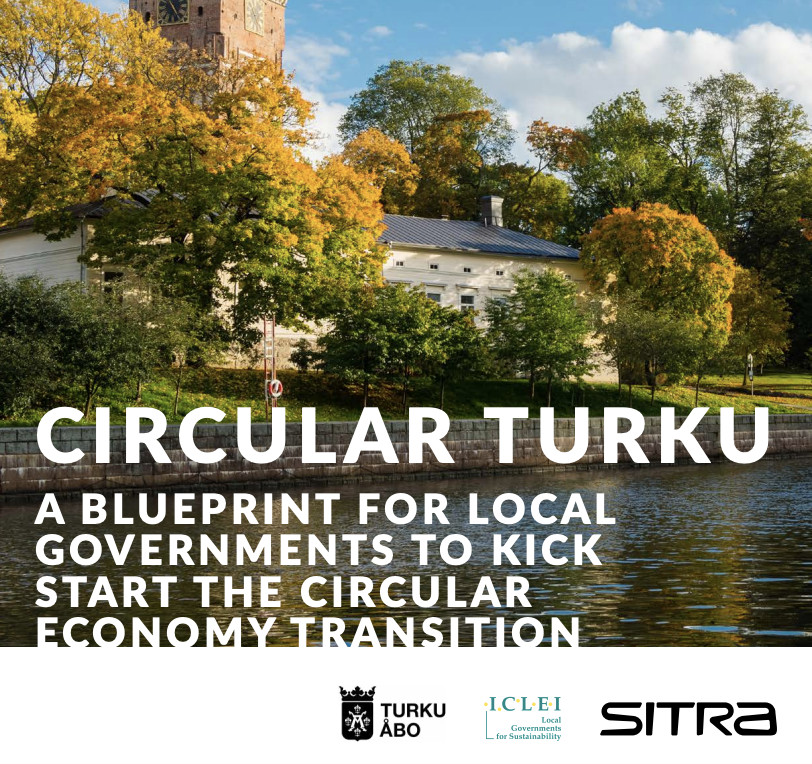 ICLEI's tweet photo. #Circulardevelopment is already a reality for the @CityofTurku and its region. We are proud to release today “Circular Turku: A blueprint for #localgovernments to kick start the #circulareconomy transition” funded by @Sitrafund. Read: https://t.co/TmuoSRILvT https://t.co/JAizEzSBg9