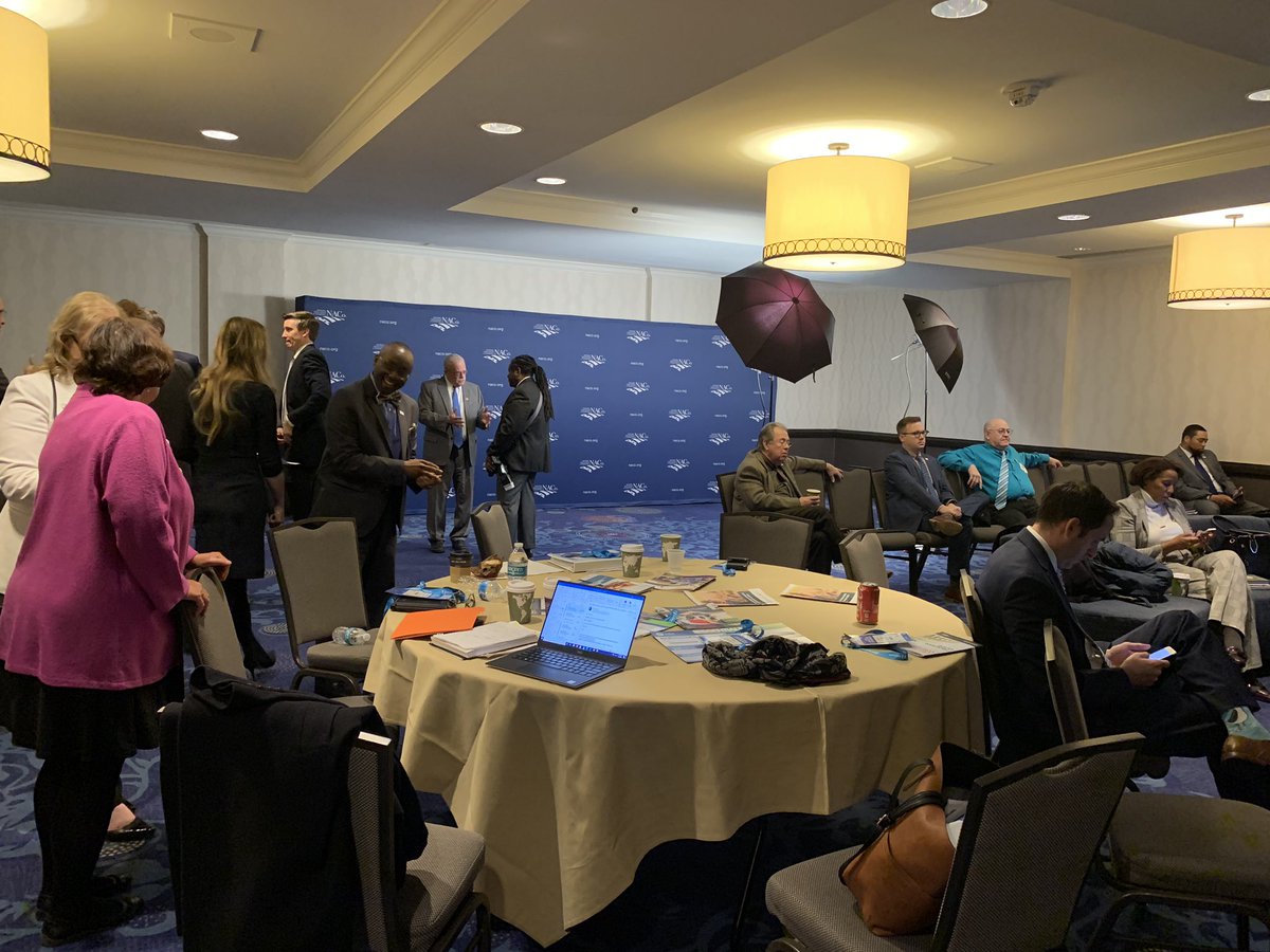 In the Green Room at <a href="/NACoTweets/">NACo</a> Legislative Conference to support NACo’s announcement of the TestIT broadband results that show the need for improved rural broadband.