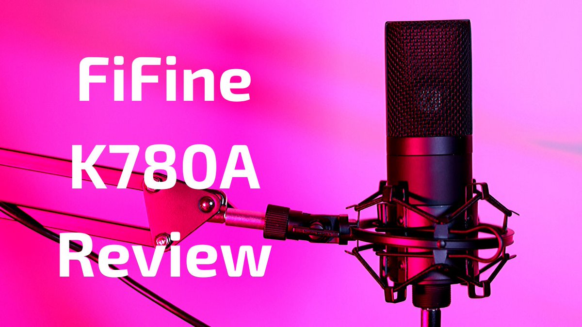 GeoffsRevCorner's tweet photo. Shout out to @FIFINEMIC for sending over their new K780A mic bundle. I think I'm finally getting the hang of these thumbnail pictures 😂 Video here: https://t.co/6zEgEii6So https://t.co/5syugFqtOG