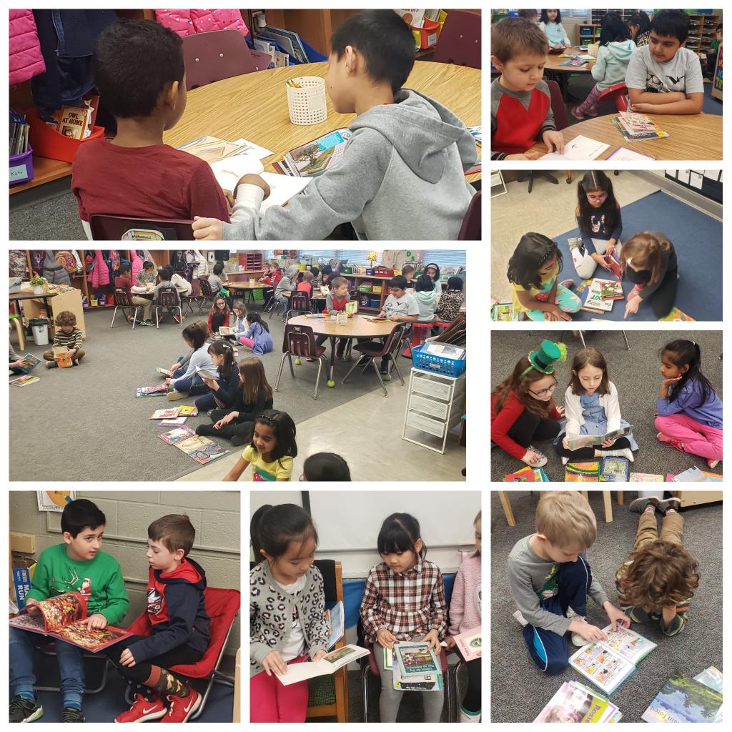 Mrs_Buzzard's tweet photo. Kicking off Read Across America week with first grade buddies! Sharing and talking about our favorite 1st grade stories! @ireDCSD https://t.co/YYUqUnMW4j