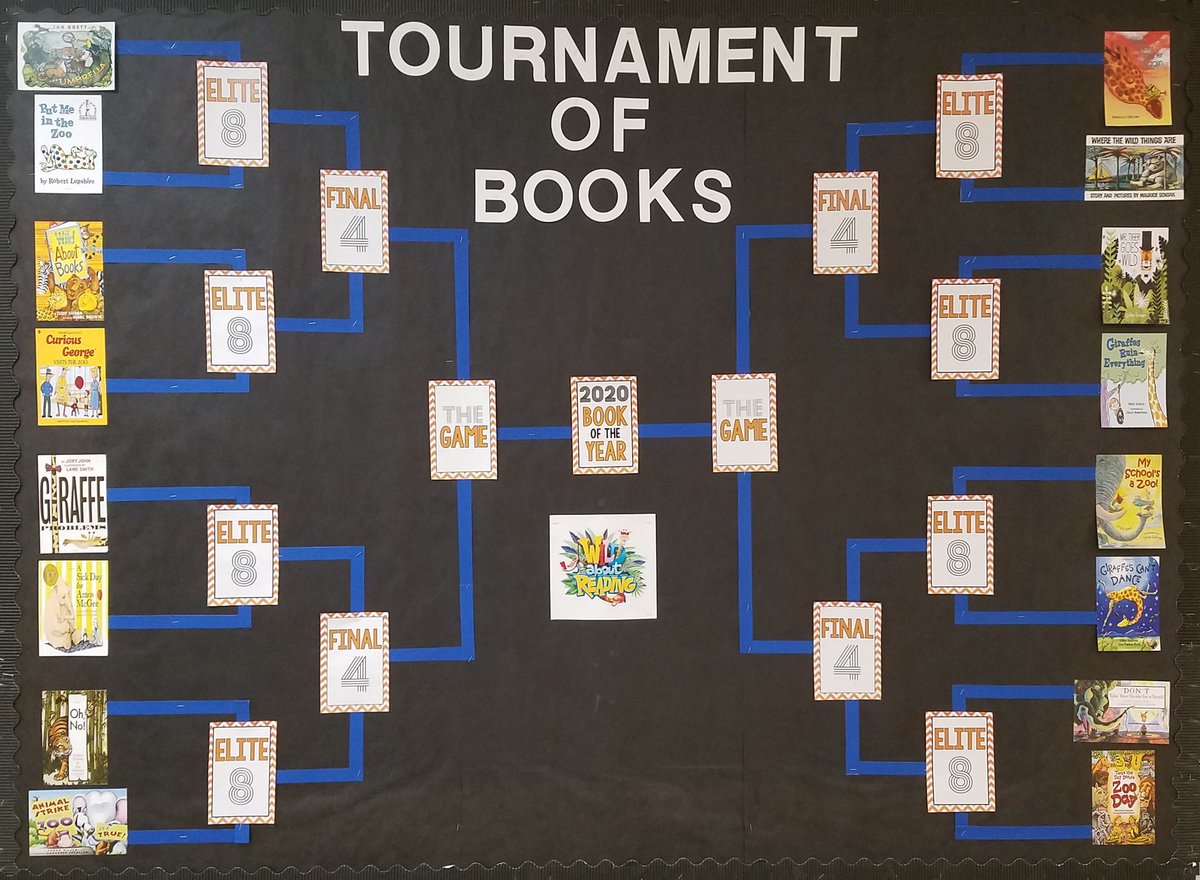 jlslanger's tweet photo. Students at Bushnell Elementary are Wild About Reading this month. Excited to read and vote for our favorite "wild" picture book! @BushnellBears @lowelldistrict #marchisreadingmonth #picturebookmarchmadness https://t.co/rgudXwxvos