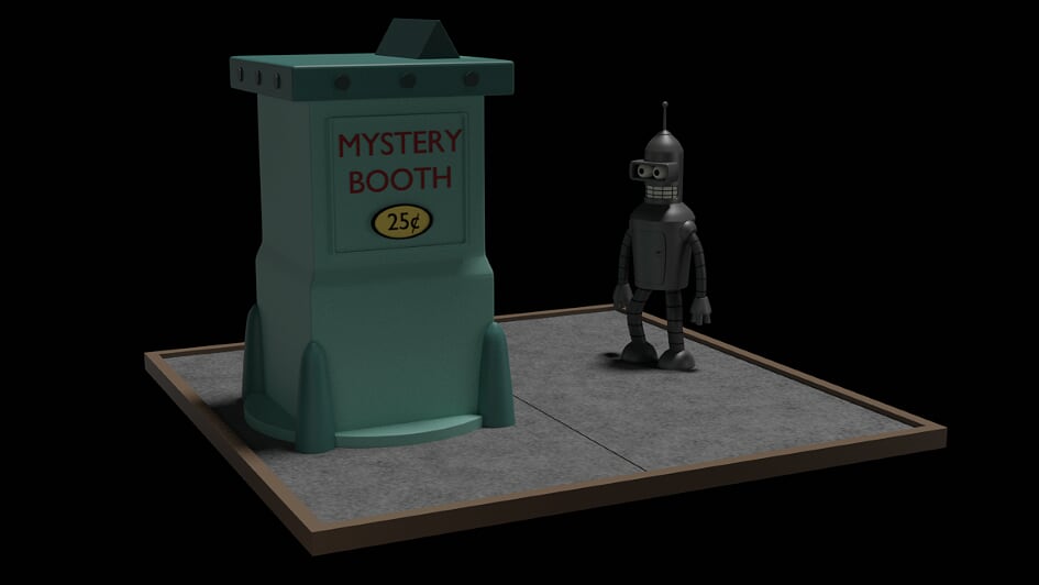 projectaroid's tweet image. Made Bender in Blender. #Blender3D #digitalart #3dmodeling