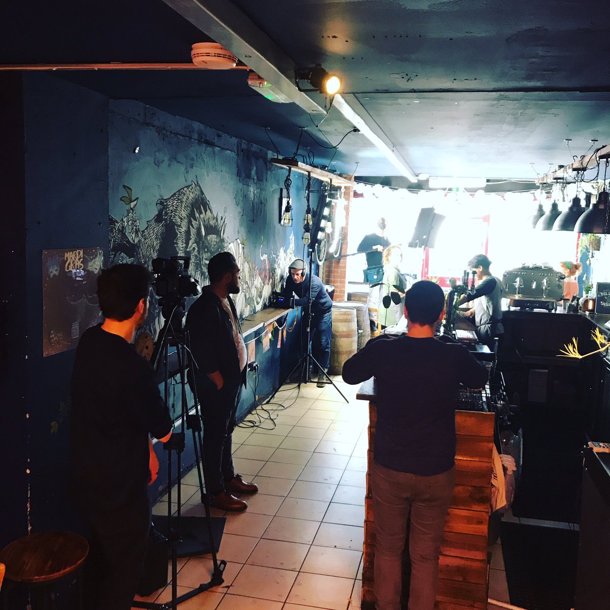 Exciting filming going on <a href="/BatchBar/">Batch Bar Peckham</a> today by a crew from <a href="/MountviewLDN/">Mountview</a> !
•
I even might cameo in the film to be shown at <a href="/Peckhamplex/">Peckhamplex Cinema</a> for the students final show!
#filming #acting #onlocation #onlocationshoot #batchisthelocation #batch #batchbar #peckham #peckhamrye <a href="/twistlondon/">Twist Events</a>
