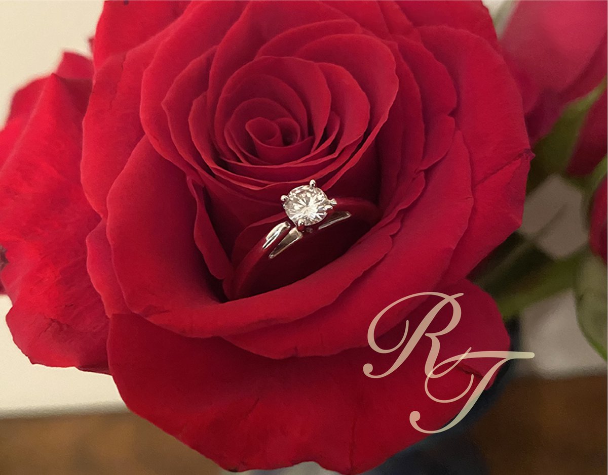 Lovely ring we made just for Jessica Lambert. Thank you for the photo Jessica and congratulations! #WeMakeItJustForYou #RickTerryJewelry #WeWantToBeYourJeweler