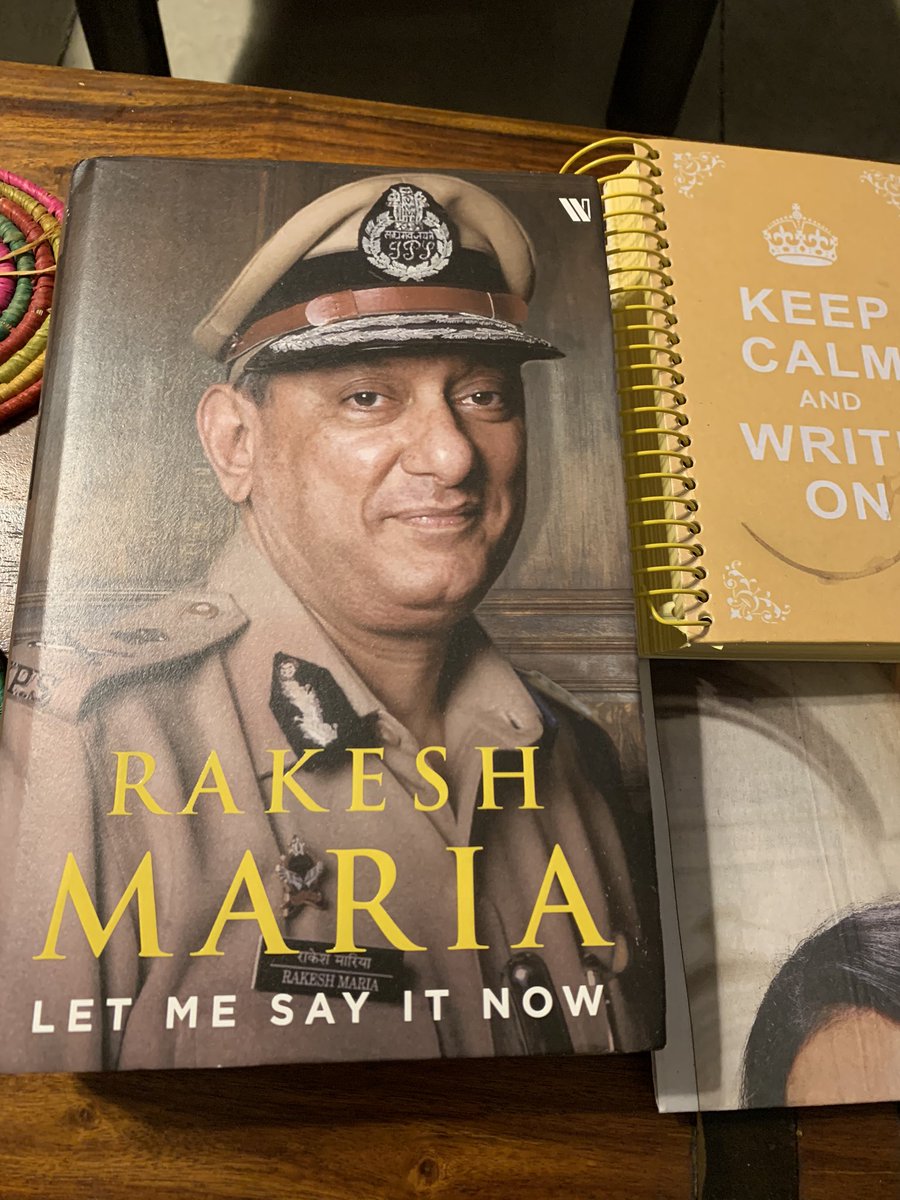His dad was a Punjabi musician, and mom a Pahadi housewife. And a dreamy description of Bandra. Can’t wait to finish this, and revisit the Mumbaification of Bombay!   #RakeshMaria #books #reading