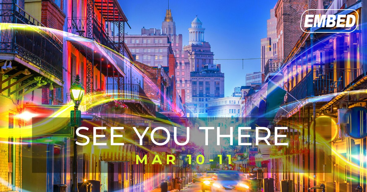 embedcard's tweet image. Be a part of the action at Amusement Expo from March 10-11.

Come by Embed's booth #406 and see the refreshed look of Embed. Experience the NEW Mobile Wallet, new cutting-edge game cards and a full range of wearables. 

embedcard.com/amusement-expo

#AEI20 #EmbedEvents #FunCrusaders