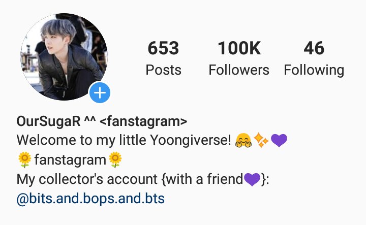 _VictoriaGV_'s tweet photo. I just hit 100k on my fanpage and I'm so overwhelmed ๐คง๐ญ I honestly don't know what I've done to deserve this much support! I guess "The Holy church of Yoongi" may be possible now๐ค๐๐๐
#fanstagram #100k #oursugar #bts https://t.co/ne3JH2gSDO