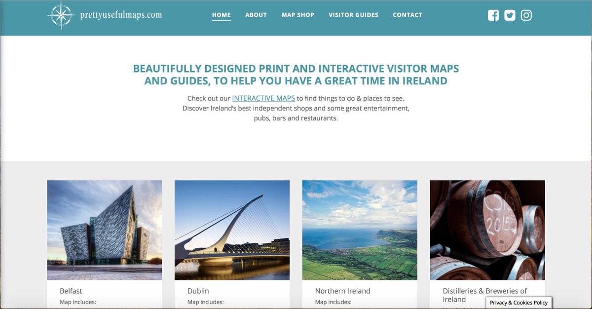 PrettyUsefulMap's tweet photo. #Spring, new #growth &amp; #Prettyusefulmaps is #online! #visit https://t.co/PxDXc7p2ts . #Showcasing the #island of #Ireland #NorthernIreland, in our #new #website, through the eyes of our #print clients. Promoting #Eire #NI through #maps &amp; #web to #visitors #tourists #staycationers https://t.co/4IYWyQE0g3