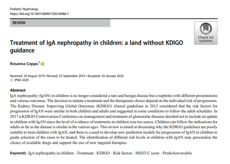 Ped_Neph's tweet photo. 🆕 Review
Treatment of IgA nephropathy in children: a land without #KDIGO guidance
https://t.co/pQR1fmj5q9
Read free online: https://t.co/flNh3qNLOD
#IgAN #children #Treatment #MESTC #Prediction https://t.co/1f6r8rY5mX