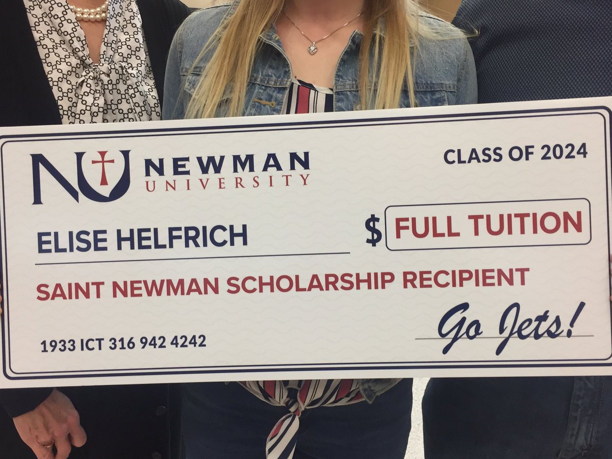 Elise Helfrich was just awarded a full tuition scholarship to Kansas Newman for the next 4 years!  <a href="/USD443/">USD 443</a> <a href="/RedDemonSports/">Dodge High Forever</a>