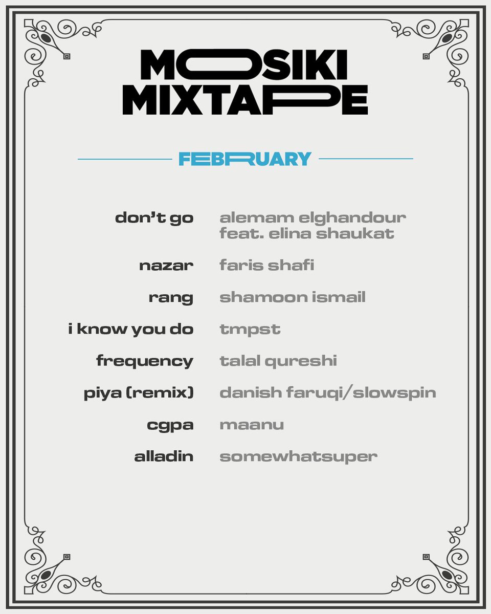 All the freshest Pakistani music from February, in one playlist 🌹

Check out the playlist here: mosiki.co/news/mosiki-mi…