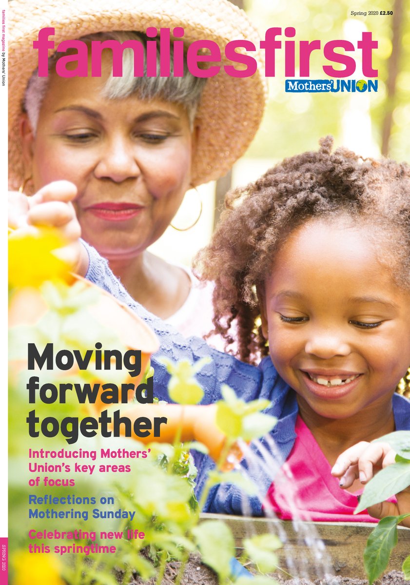 MothersUnion's tweet photo. The Spring 2020 edition of #FamiliesFirstmagazine is out now! Have you received yours? It's not too late to renew - visit https://t.co/EVotC15KKK and download a subscription form today! #MU https://t.co/UkiHeZwcja
