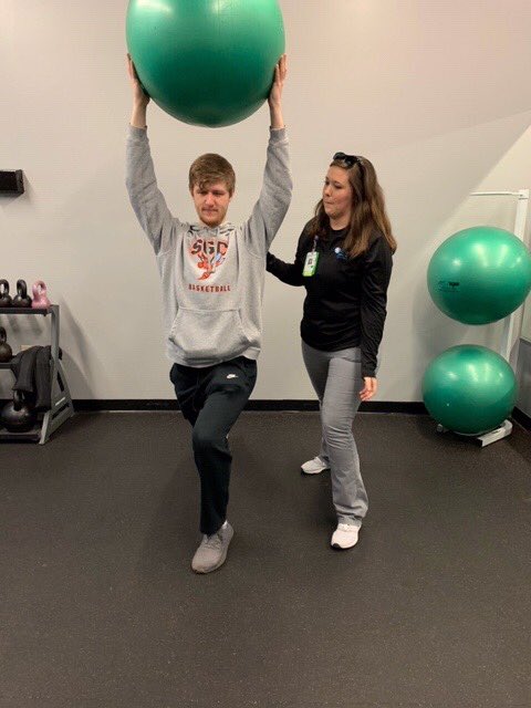 SportsPlusAT's tweet photo. Jordan Cagle Baudo is the athletic trainer at South Gibson High School. She feels her job is rewarding by watching athletes like Conner Kelso return to his sport and have a successful season after rehabbing through an injury. @sgcathletics #ichoosesportsplus #NATM2020challenge https://t.co/E0hGboLNox