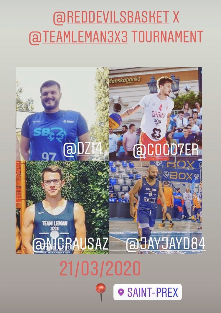 teamleman3x3's tweet image. Roster pour le @reddevilsbasket X @teamleman3x3 👀
