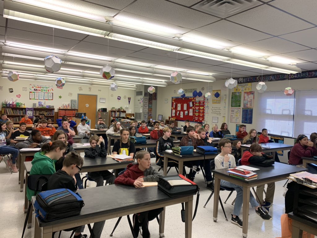 srforman91's tweet photo. Sixth grade is starting our Holocaust unit today with a readers theater. “Terrible Things” by Eve Bunting. #MAC185 https://t.co/U7f0mTa88f