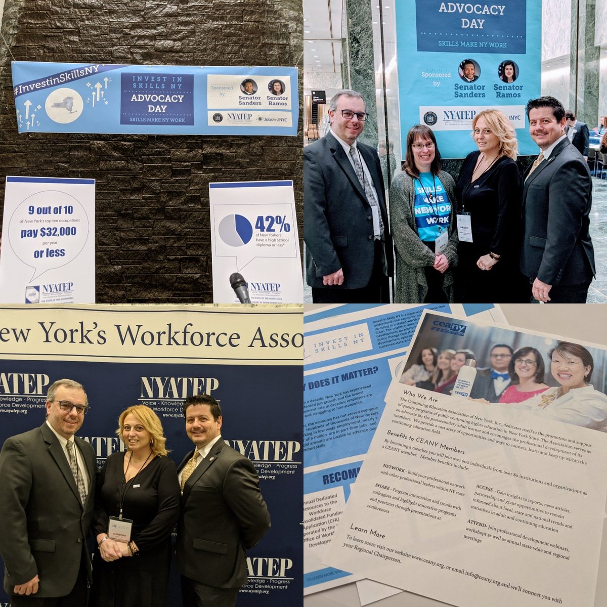 CEANY_org's tweet photo. #CEANY2020 In attendance at the #InvestInSkillsNY advocacy day #NYATEP https://t.co/fF4OKroeLA