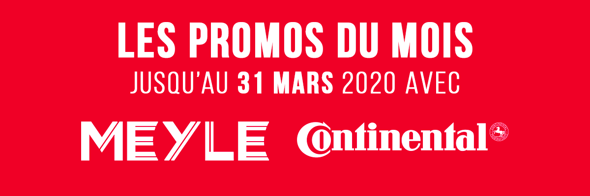 Webdealauto's tweet photo. [PROMOS DU MOIS]
Du 02 au 31 Mars 2020, profitez de promotions sur tous les produits des marques MEYLE et CONTINENTAL !

⬇️ Découvrez tous nos produits et nos offres :
> https://t.co/eUBcou1Xci https://t.co/sVWrSTilVm