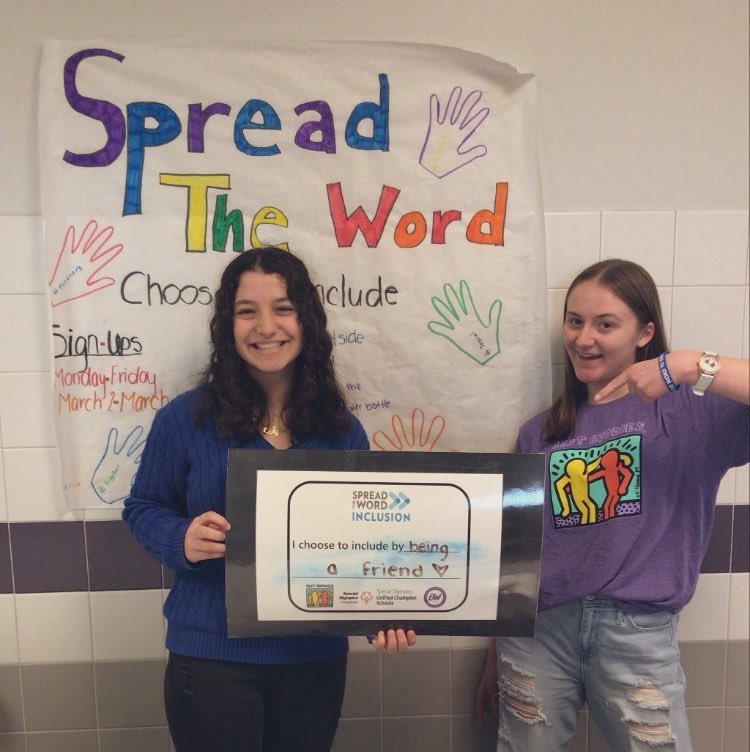 SPREAD THE WORD TO END THE WORD!! I choose to include by being a friend! @bhsolympics @BestBuddiesPA @bestbuddies #choosetoinclude #inclusion ❤️❤️❤️