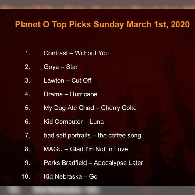 Check out the full list from last nights spins at 897theriver.com!