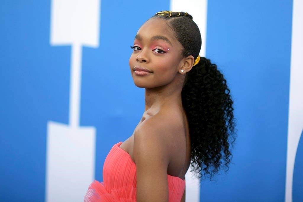 MSK_ISU's tweet photo. Our first sister of the week we’d like to acknowledge is, Marsai Martin. Marsai is an actress, a producer, and the founder of Genius Productions. Marsai is also a nine-time NAACP Image Awards winner! She’s an inspiration and a great role model💜 #MSKsisteroftheweek https://t.co/VbcgaZ7Ulr