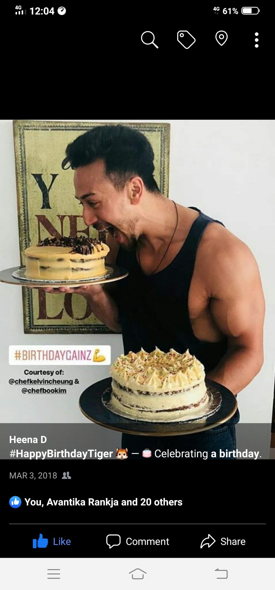 Happy birthday Tiger shroff.... 