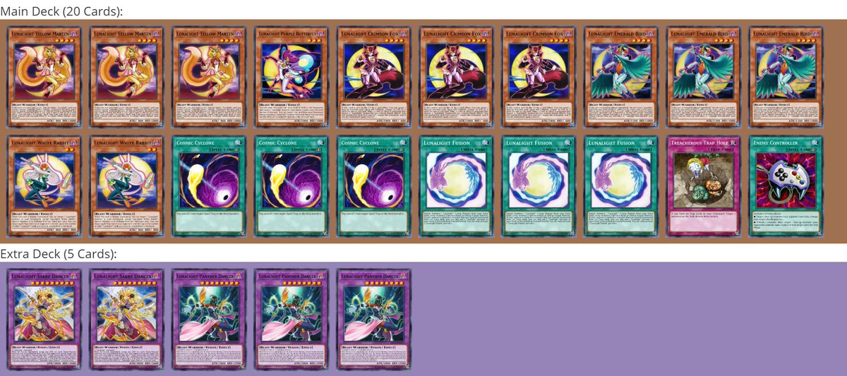 yugioh lunalight deck 2020 Yu-Gi-Oh! Complete Lunalight Deck with Ultra Pro Sleeves and Deck Box  Tournament Ready Master Duel Links : Amazon.in: Toys & Games
