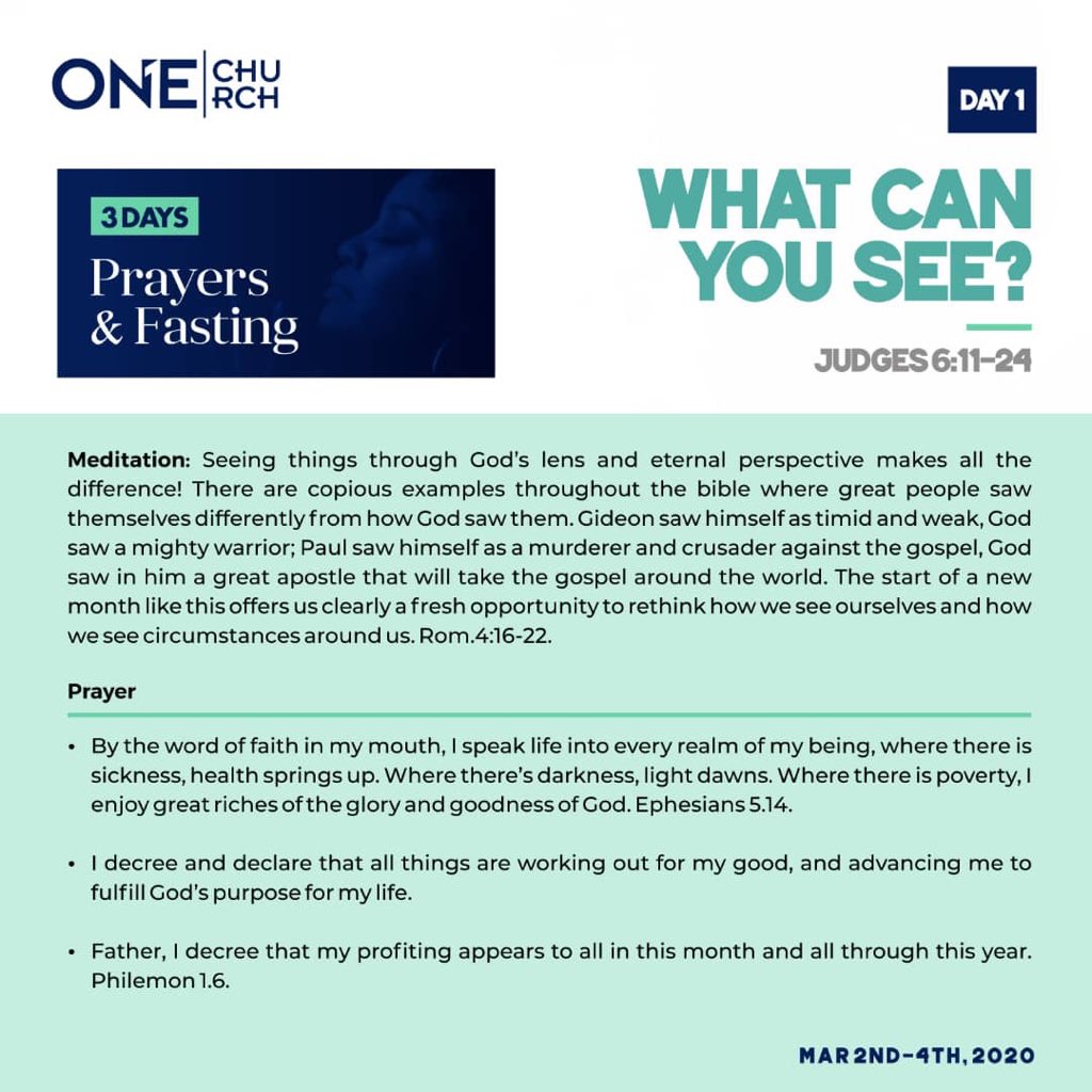 onechurchng's tweet image. Good day fam!
Welcome to March and as usual, we begin with our 3 day fast.
Here’s the outline for today’s prayers.
May God give us strength to wait on him and pray.
#onechurchng 
#onefam 
#3dayfast 
#prayerandfasting