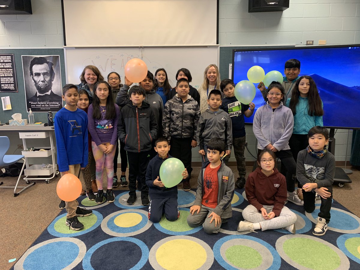 BeccaBrown_D34's tweet photo. We are writers and our voices matter! Thank you, Ms. Johnson’s 5th grade class for sharing your incredible work with us this morning! #weared34 #hoffmanhornets https://t.co/YwbLamqo4K