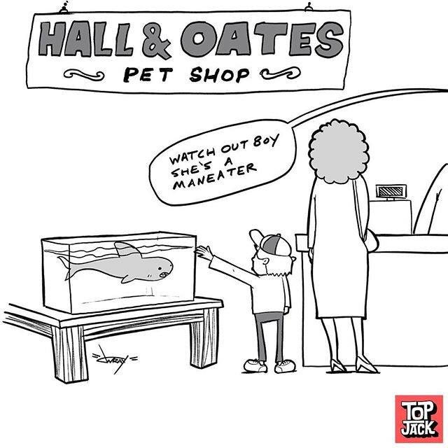 HoagieNation's tweet photo. If Daryl and John owned a pet shop... 😂 WATCH OUT! 🤤🥖🥖 https://t.co/TqMqNdjH0x