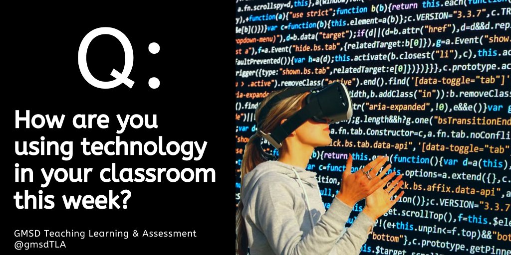 Q: How are you using technology in your classroom this week? #TwitterTuesday #edchat #BelongGMSD #TeachGMSD <a href="/gmsdk12/">Germantown MSD</a> <a href="/GMSDHR/">GMSD Human Resources</a>