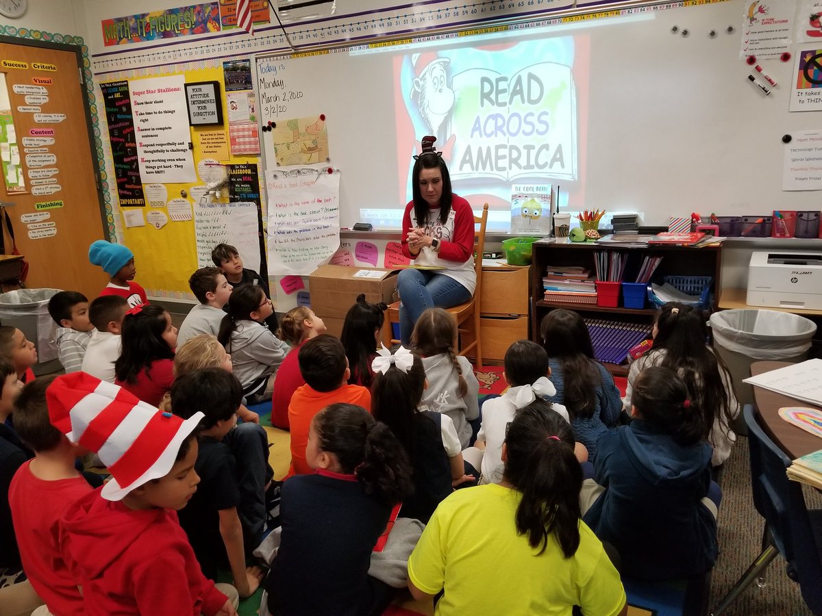 2ndKeene's tweet photo. #readacrossamericaday was a huge success this morning! Thank you @StarkPrincipal @PECoachT @caplin_alan and Mrs. Ahley Brown from central office for reading to us this morning! We can't wait to see what the afternoon holds! So many great books to read and enjoy! #celebratestark https://t.co/2AxJ52KTSU