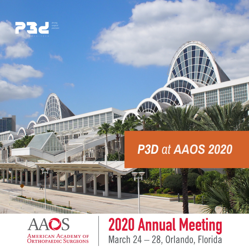 DPerceive3's tweet photo. Perceive3D at AAOS 2020
P3D will be attending the AAOS in March 2020 in Orlando, Florida. Our booth #2666 will feature the latest updates in our navigation system. Come see our demos!
#AAOS2020 #Orlando #MedTech #NavigationSystem #P3D #OpenSurgery #Arthroscopy #Ortho https://t.co/vs9djKaunF