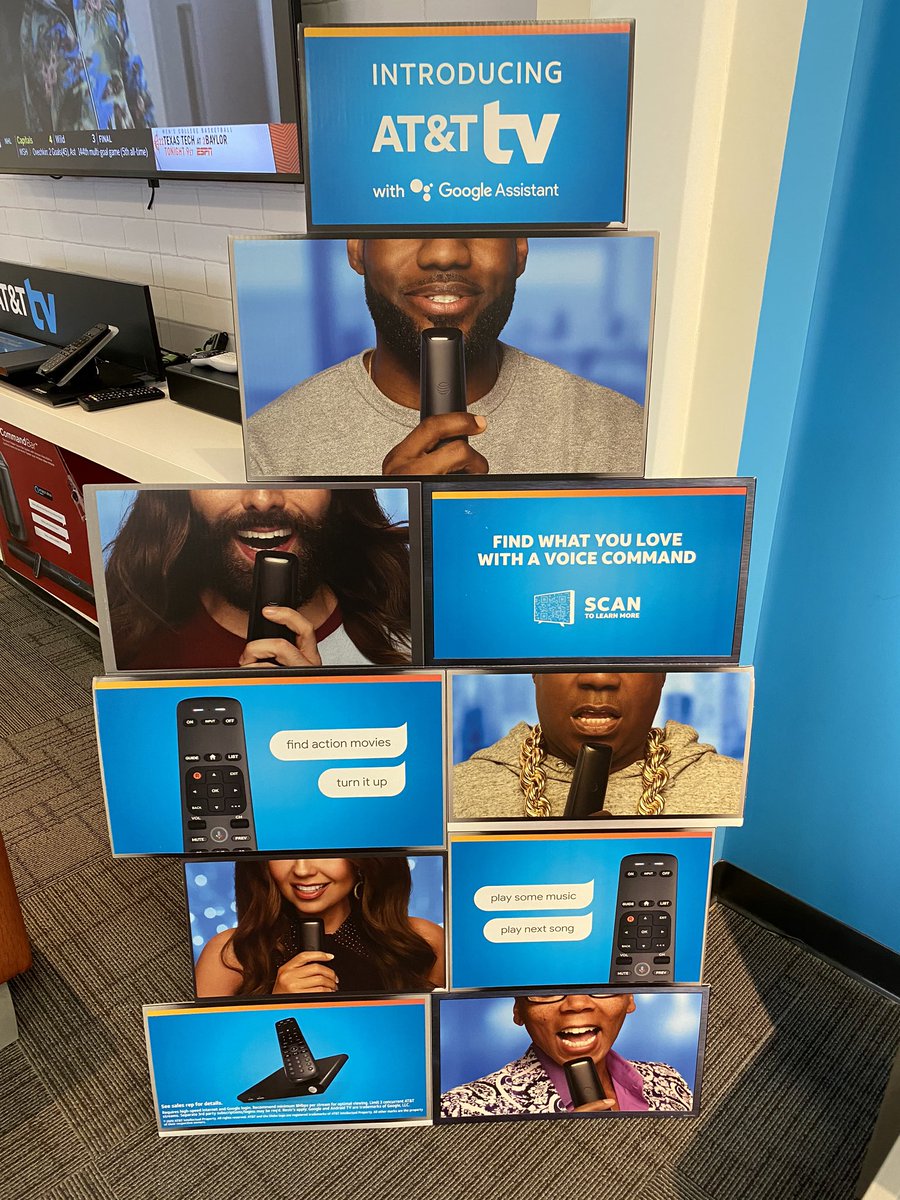 I’m so excited that #ATTtv is here! You can now watch live TV &amp; sports on demand &amp; you can record and watch on the go! Some of the sweet features are-
• Up to 500 hours of cloud DVR!
• Sweet new remote with Google voice assistant!
• Super easy self-setup!
• Access 5,000 apps!