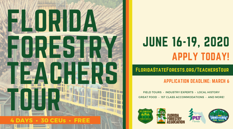Dream_in_Green's tweet photo. Florida Educators: Check out this FREE summer opportunity to get hands-on experience about how the forest industry works! Deadline to apply is March 6! https://t.co/3v9XEb3Dme https://t.co/zhhZJwqrxQ