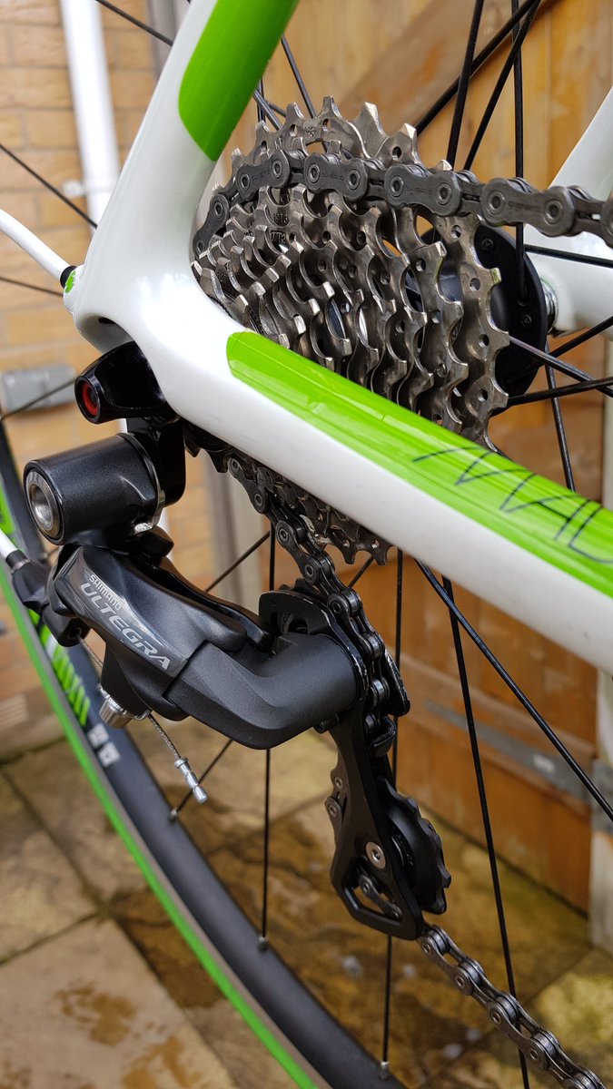 DEVTHEDEVDEV's tweet image. Spring is here. Time to get the green machine ready.  @TrekBikes @Bontrager @MichelinTyres @ShimanoROAD @Weldtite #madone #pro4 #spring #degreased