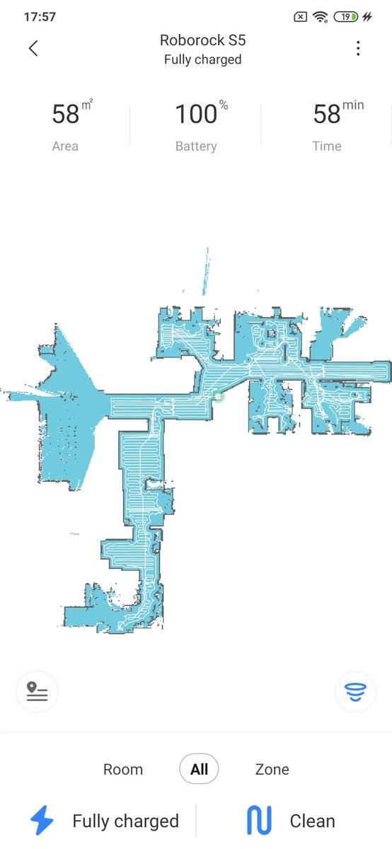 Eerzan1's tweet image. Roborock S5 sai mukavan päivityksen. Nyt on käyttöliittymä selvästi yksinkertaisempi ja kartta on hieman parempi. #RoborockS5