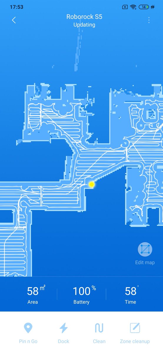 Eerzan1's tweet image. Roborock S5 sai mukavan päivityksen. Nyt on käyttöliittymä selvästi yksinkertaisempi ja kartta on hieman parempi. #RoborockS5