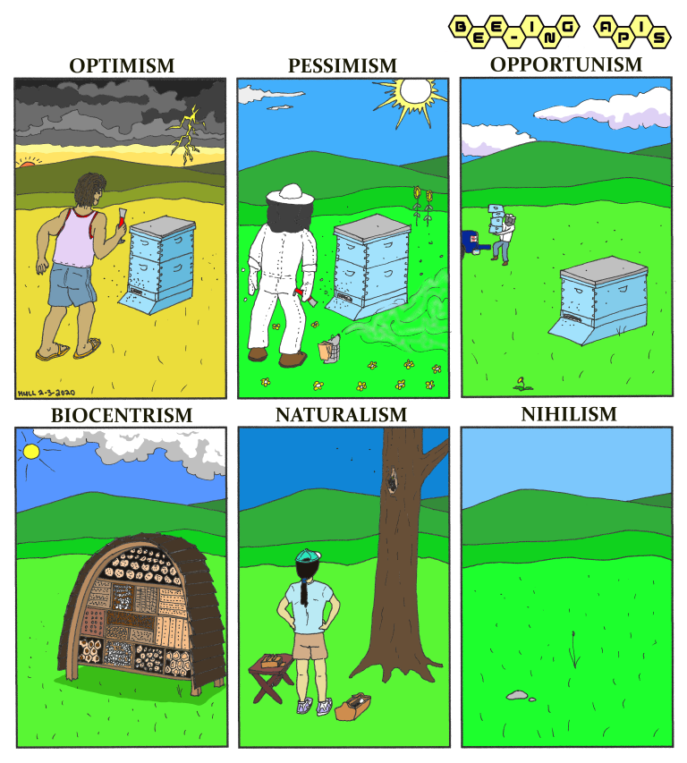 Dadant_and_Sons's tweet photo. Beekeeping philosophy 🐝🤔
Credit to Bee-ing Apis on Facebook 
#dadant #since1863 #beekeeping https://t.co/HdZwxamGJz