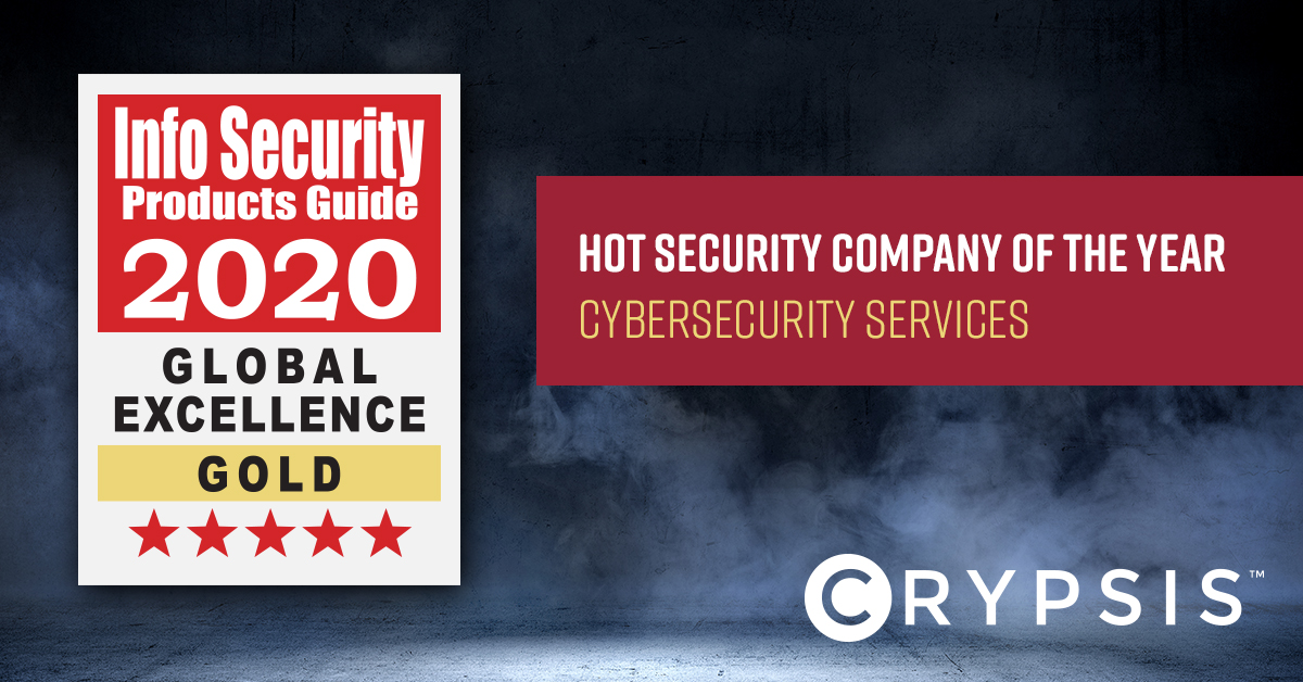 CrypsisGroup's tweet photo. Crypsis wins GOLD as a Hot Security Company, Security Services in the 2020 @InfoSecurityPG Excellence Awards! Congrats to Senior V.P. Jessica Smith who was also named a Silver Winner in the Women in Cyber and Info Security category!
https://t.co/PHVkRfJi1a
#cybersecurity https://t.co/y4gY0mpgjK